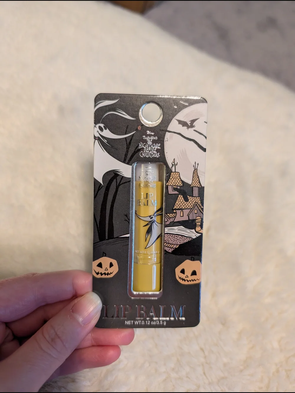 Disney The Nightmare Before Christmas Jack Skellington Yellow Lip Balm